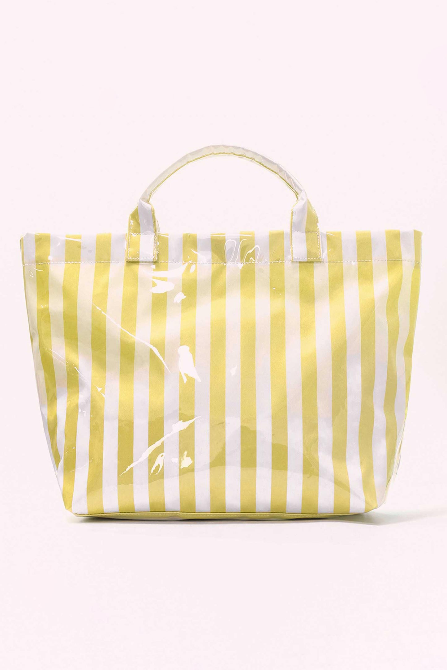 Large Waterproof Striped Carryall Tote Bag