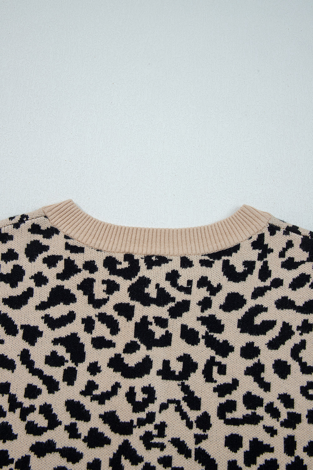 Leopard Knit Cardigan