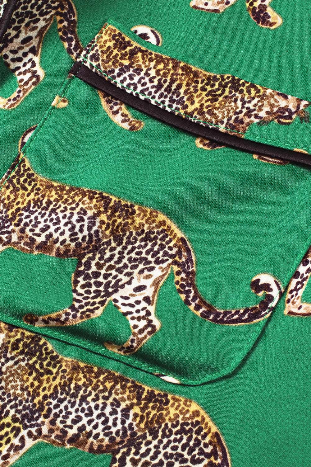 Cheetah Print Pajama Set