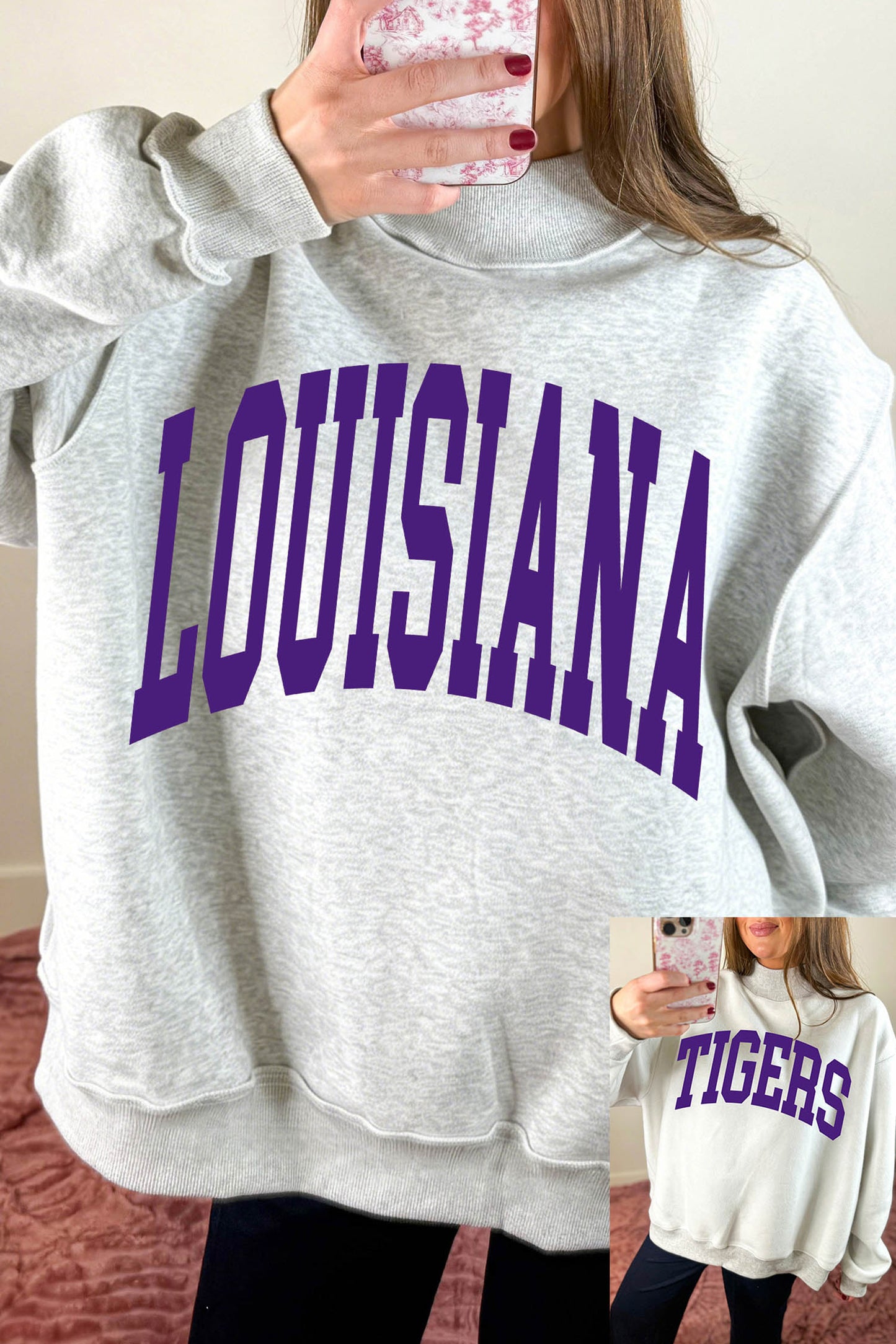 Reversible LSU Gameday Sweatshirt