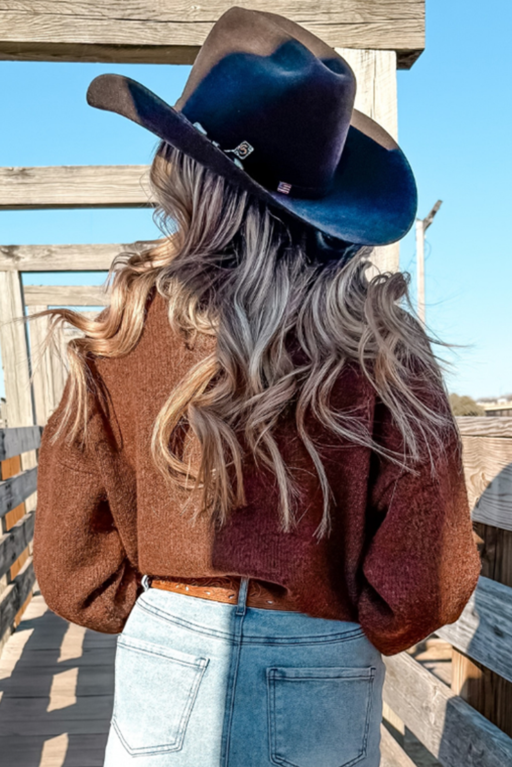 See You Cowboy Embroidered Sweater