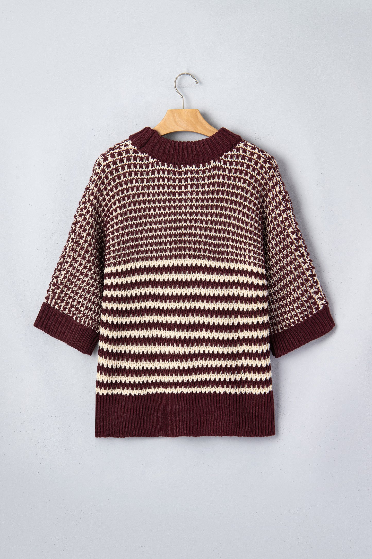 Draped Sleeve Slouchy Sweater
