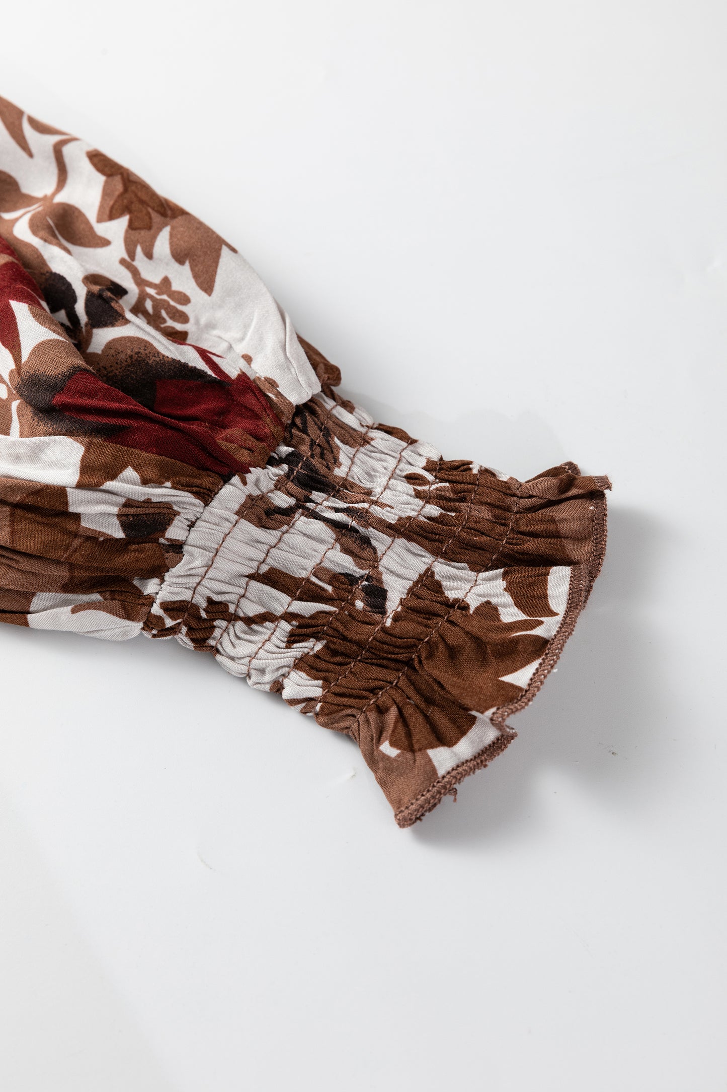 Chestnut Floral Maxi Dress