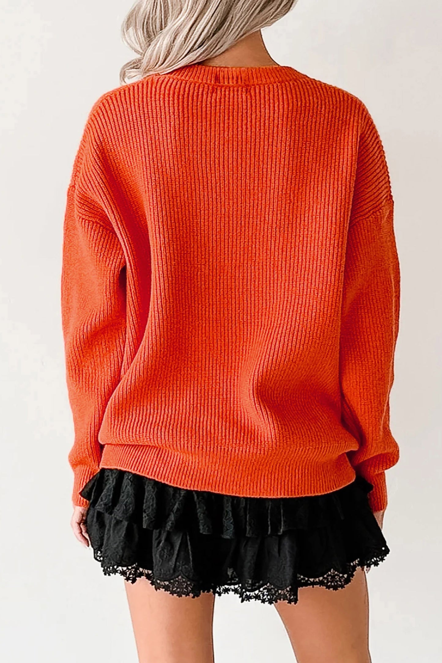 Jack O' Lantern Halloween Sweater