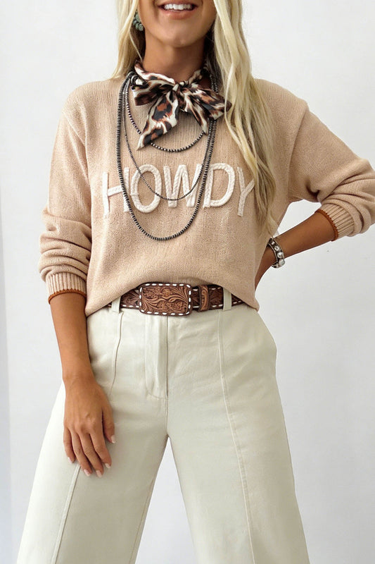 Parchment HOWDY Sweater