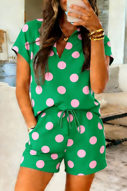 Polka Dot Short Set