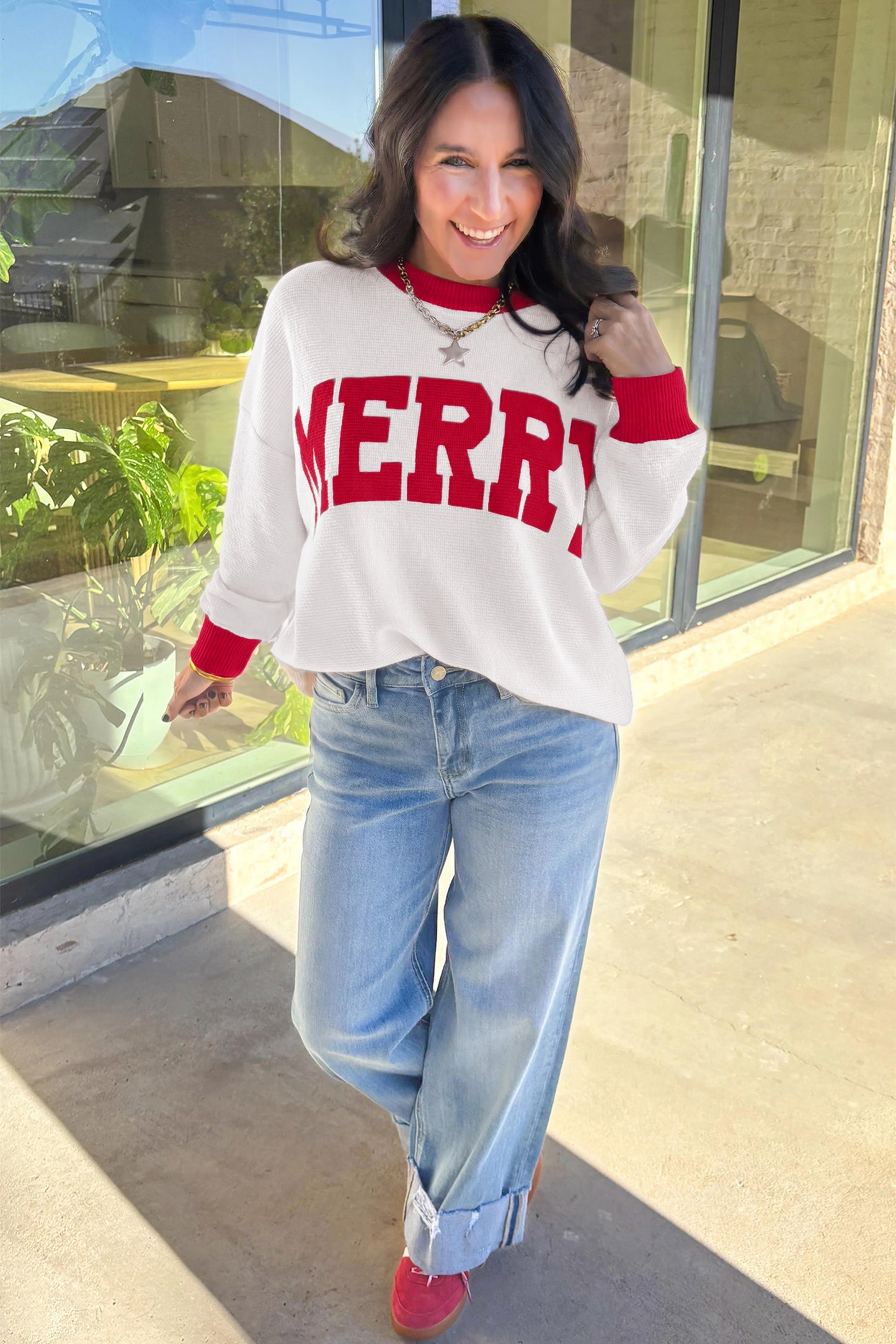 Merry Pullover Sweatshirt