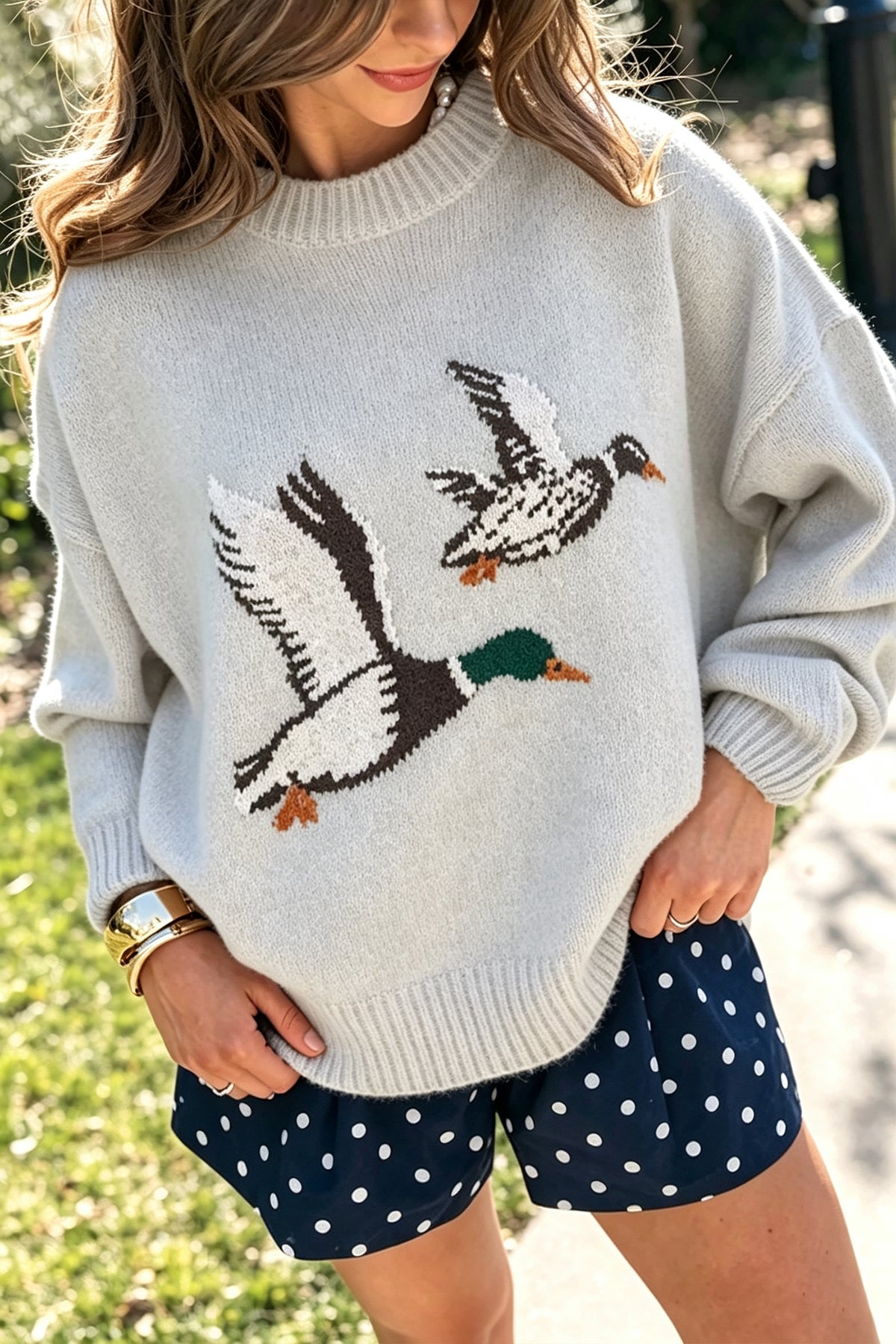 Flying Mallard Sweater