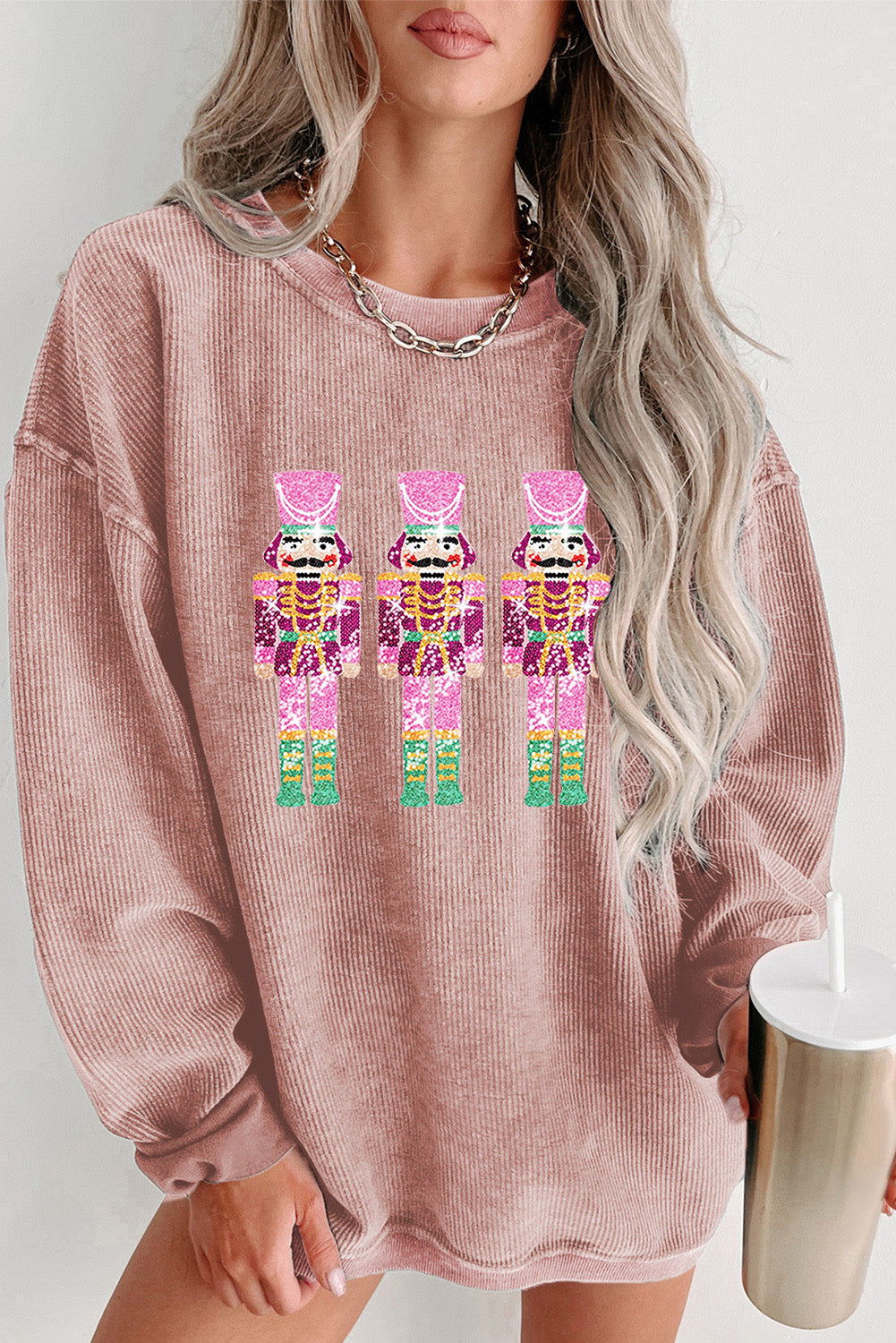 Sequin Nutcracker Sweatshirt