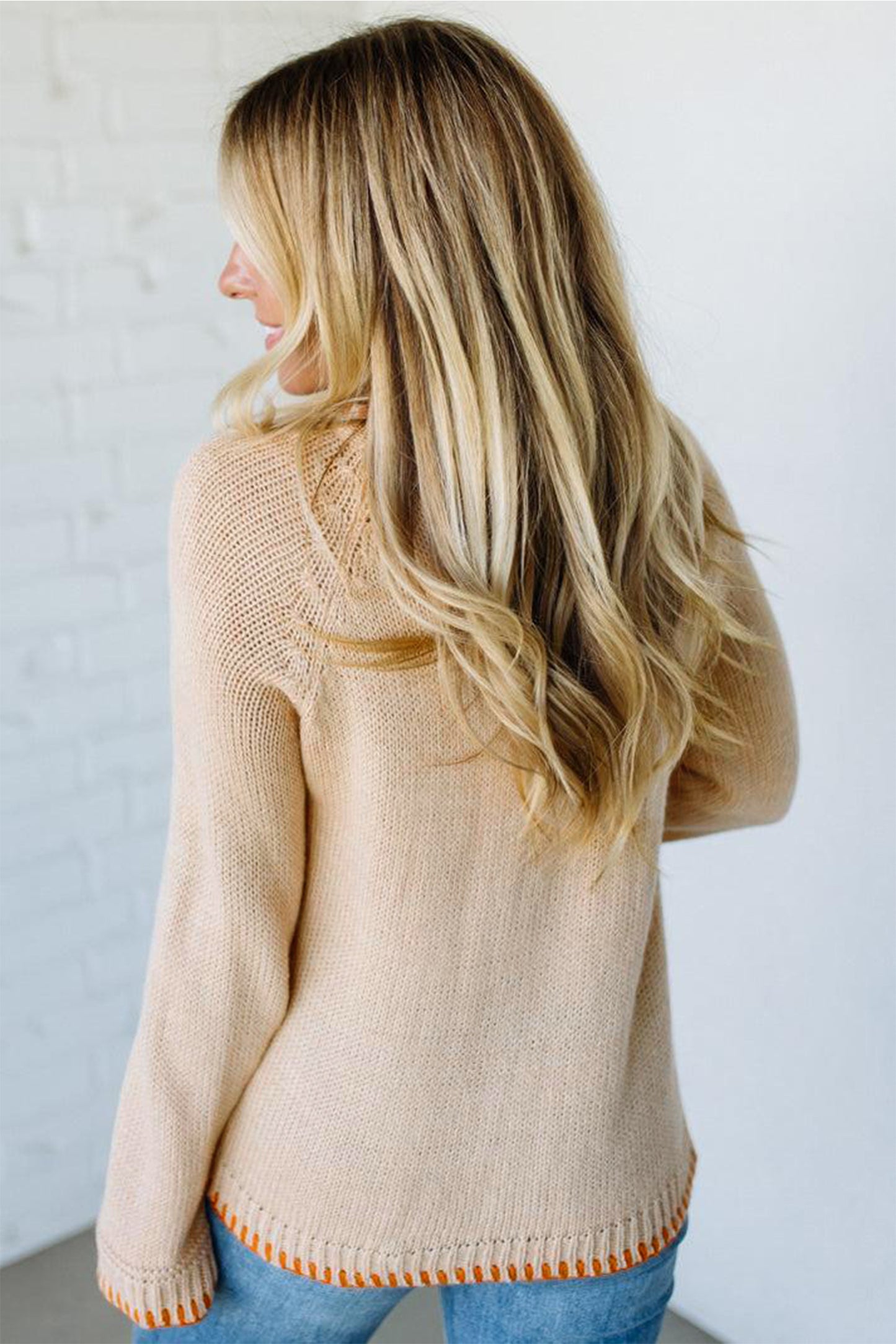 Floral Pumpkin Sweater