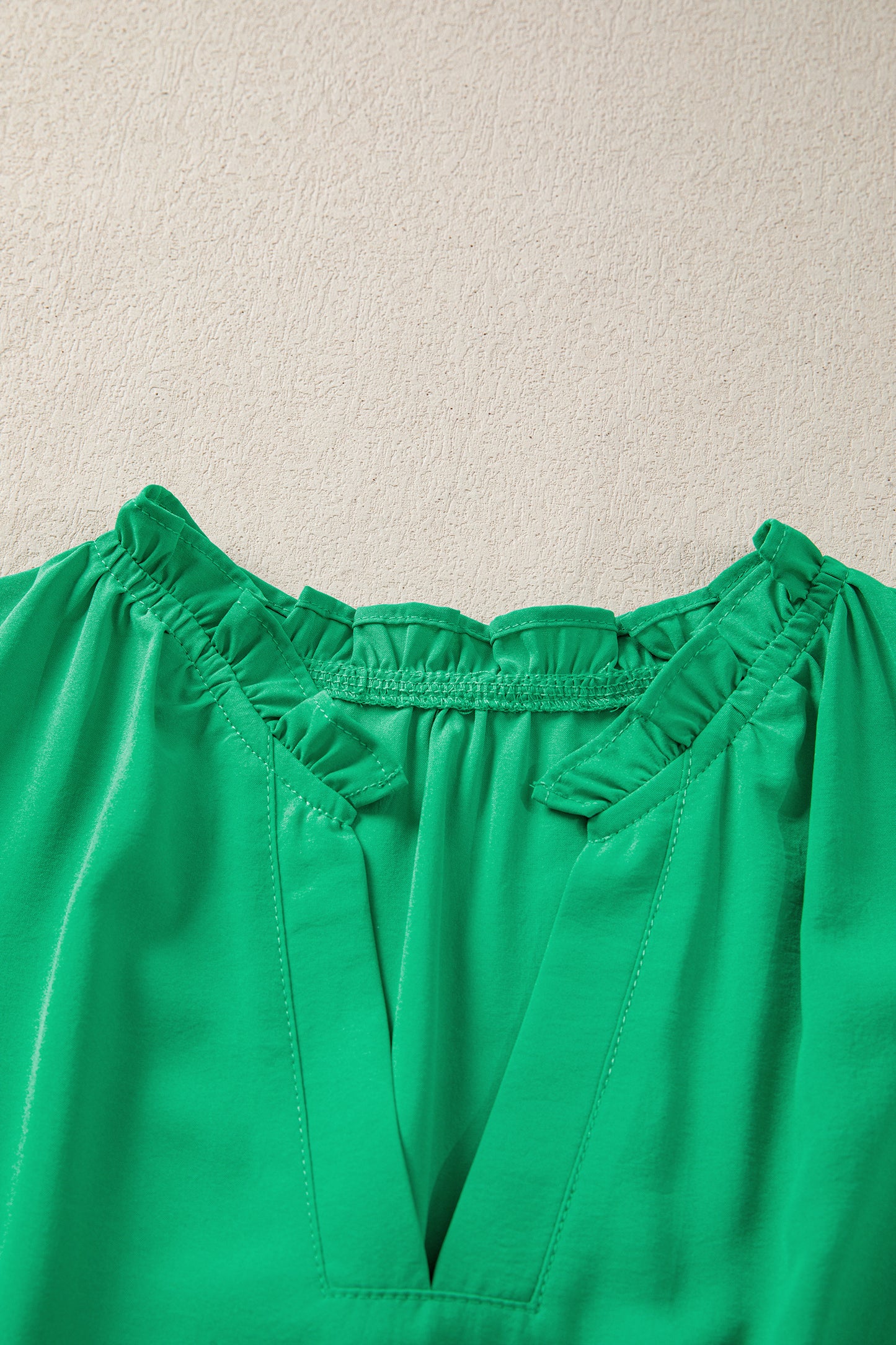 Solid Color V Neck Maxi Dress