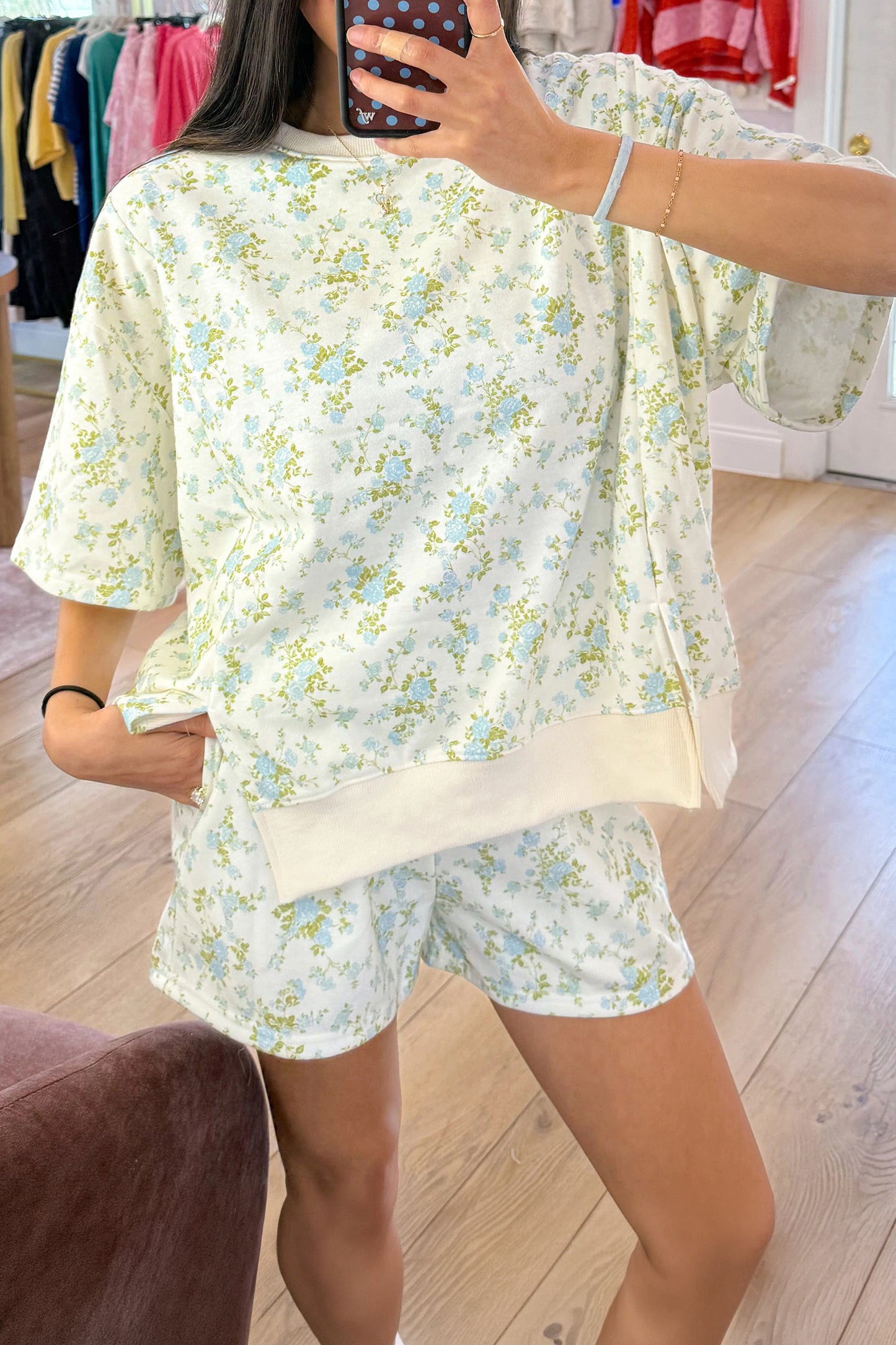 Floral Print Short Set