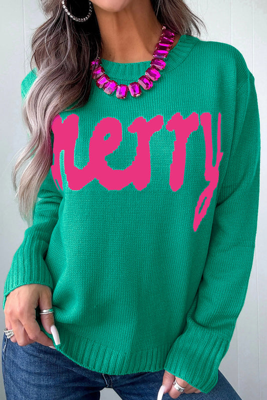 Preppy Merry Christmas Sweater