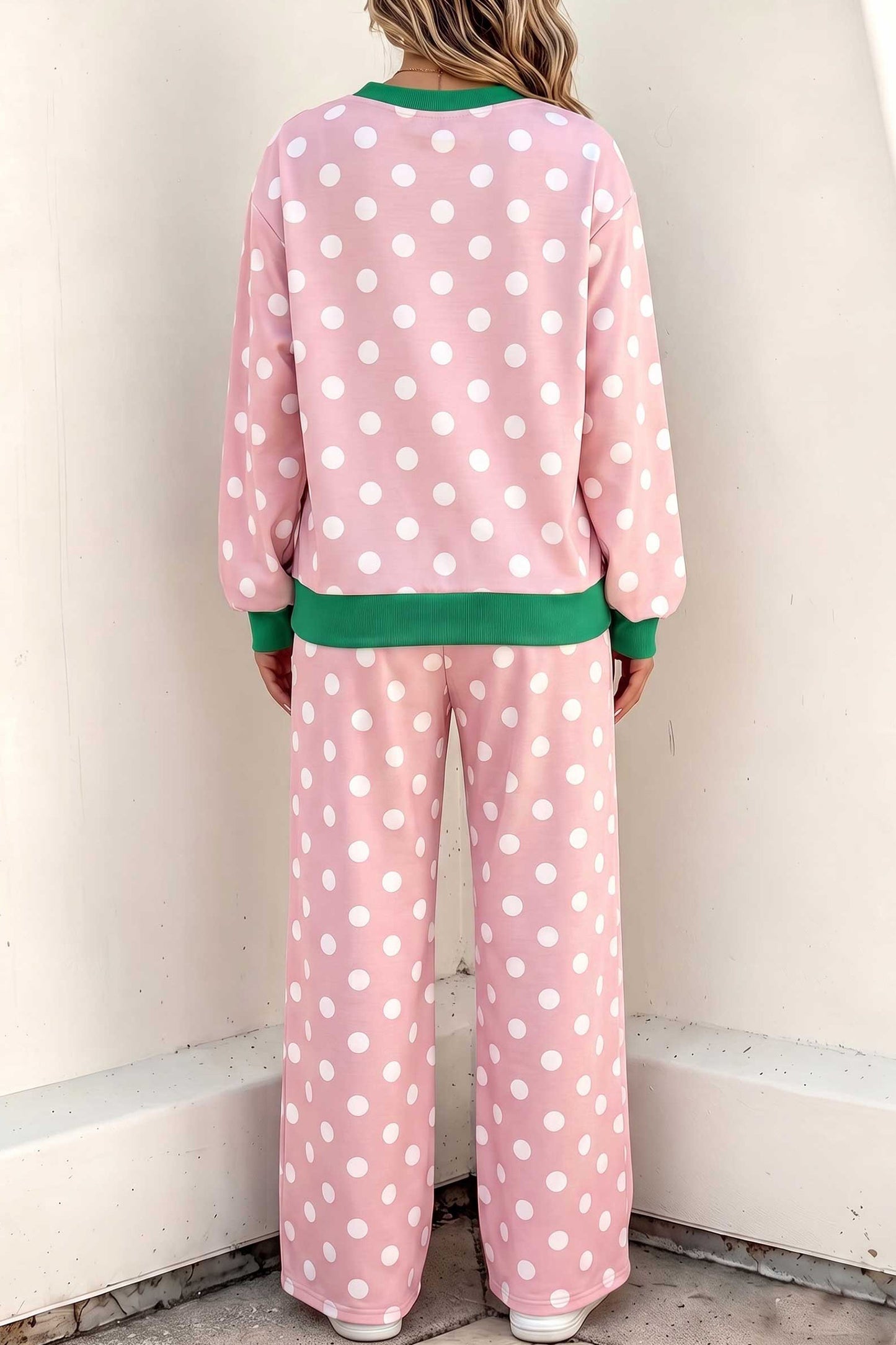 Polka Dot Pants Set