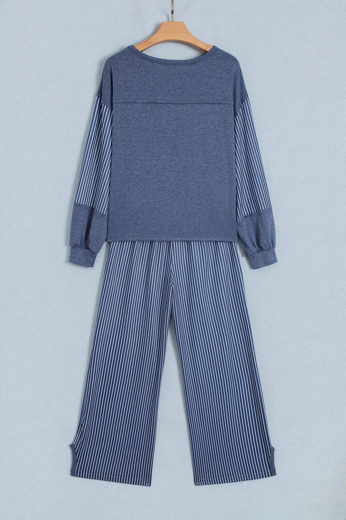 Raw Seam Pants Set