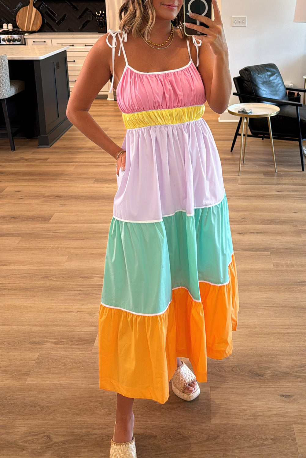 Multicolor Maxi Dress