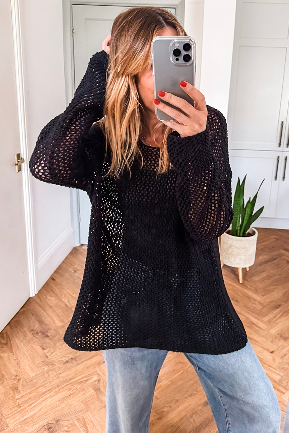 Crochet Knit Sweater