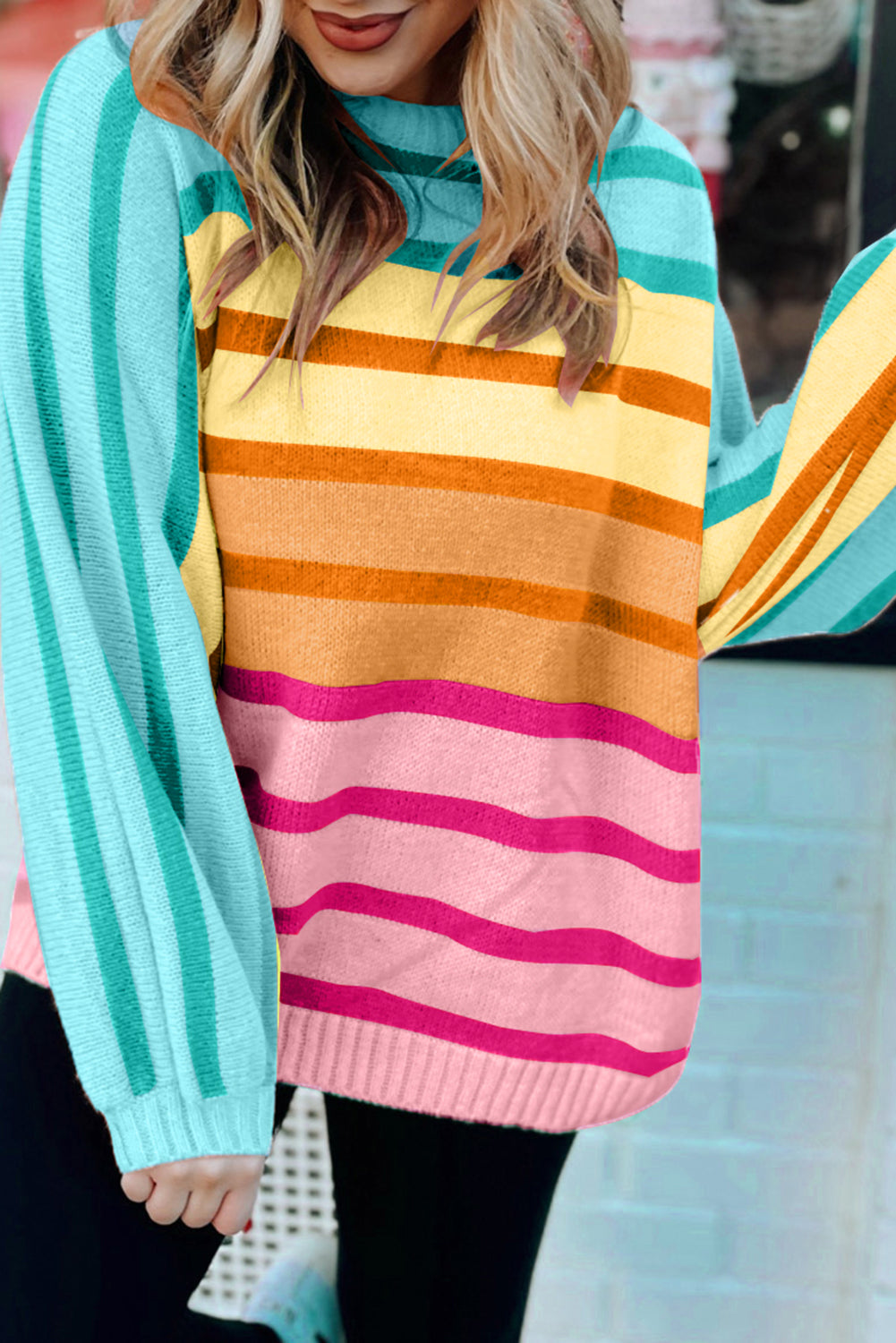 Striped Loose Sweater