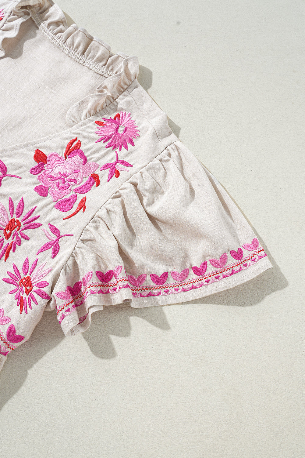 Floral Embroidered Top