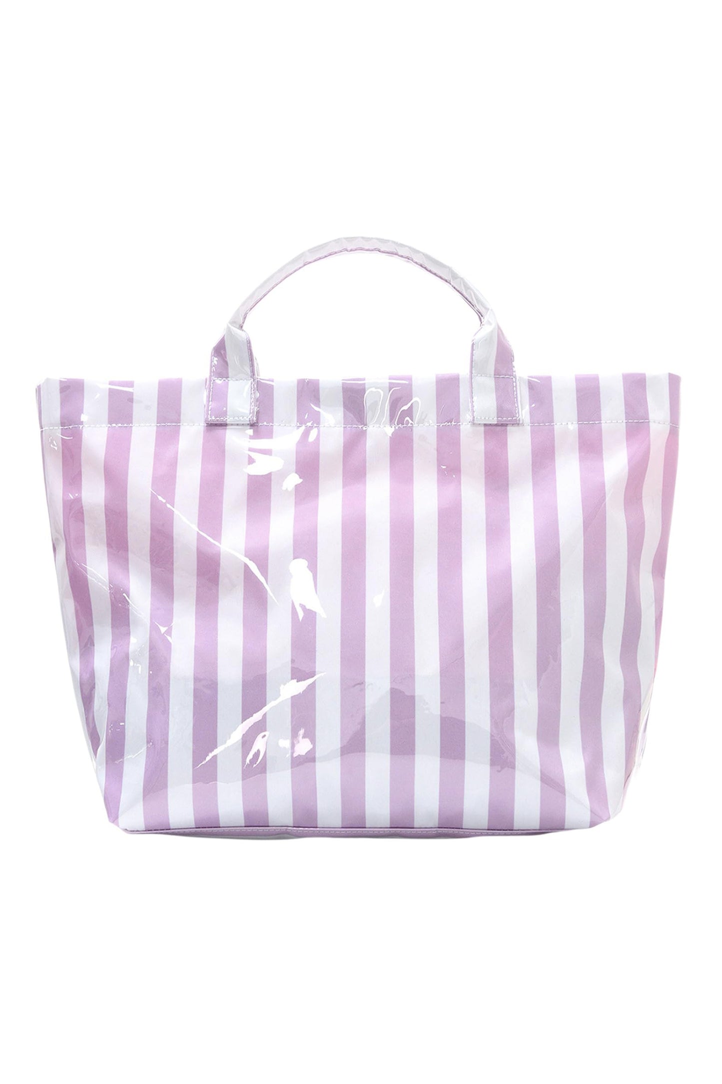 Large Waterproof Striped Carryall Tote Bag