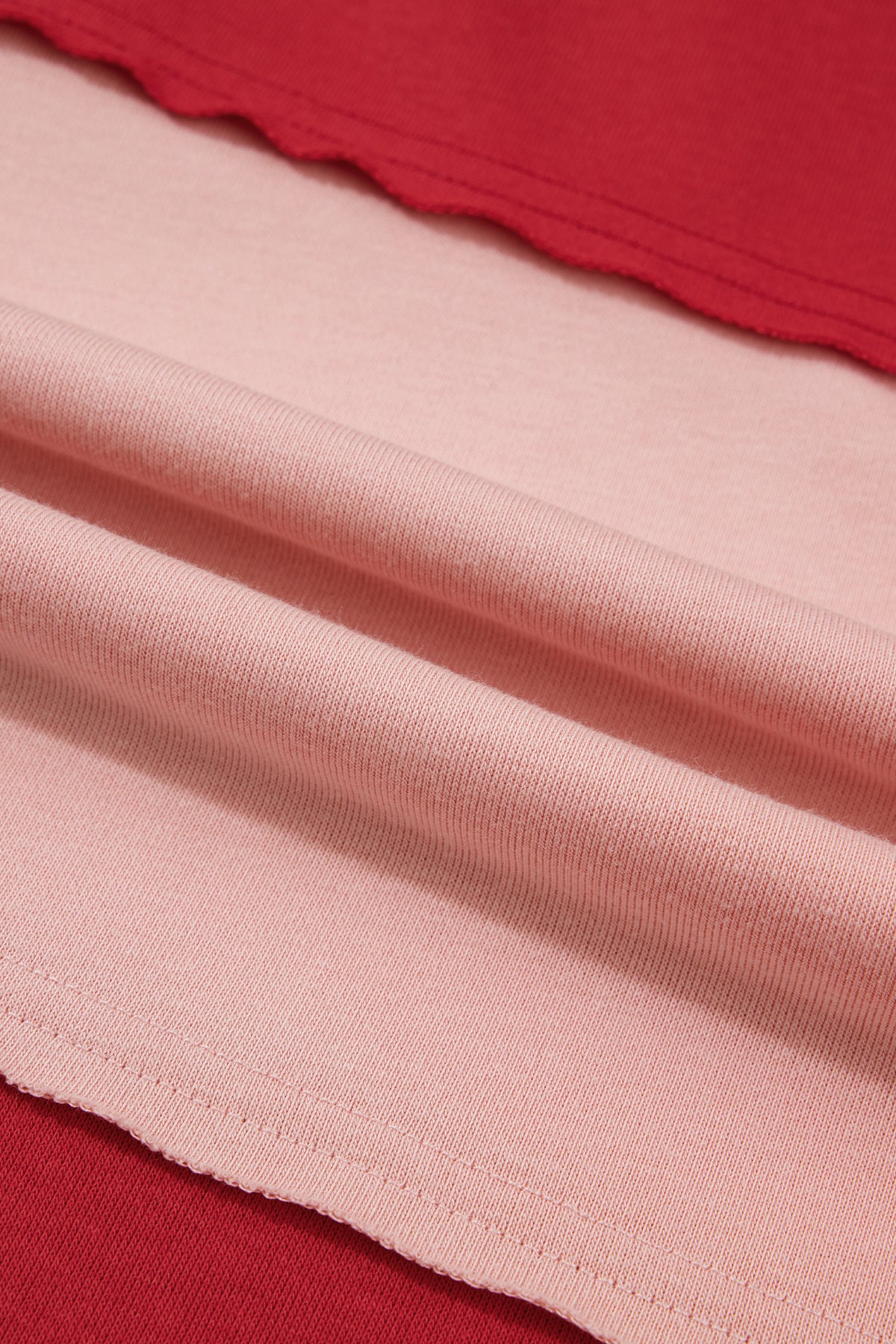 Raw Seam Patchwork Wide Leg Pants