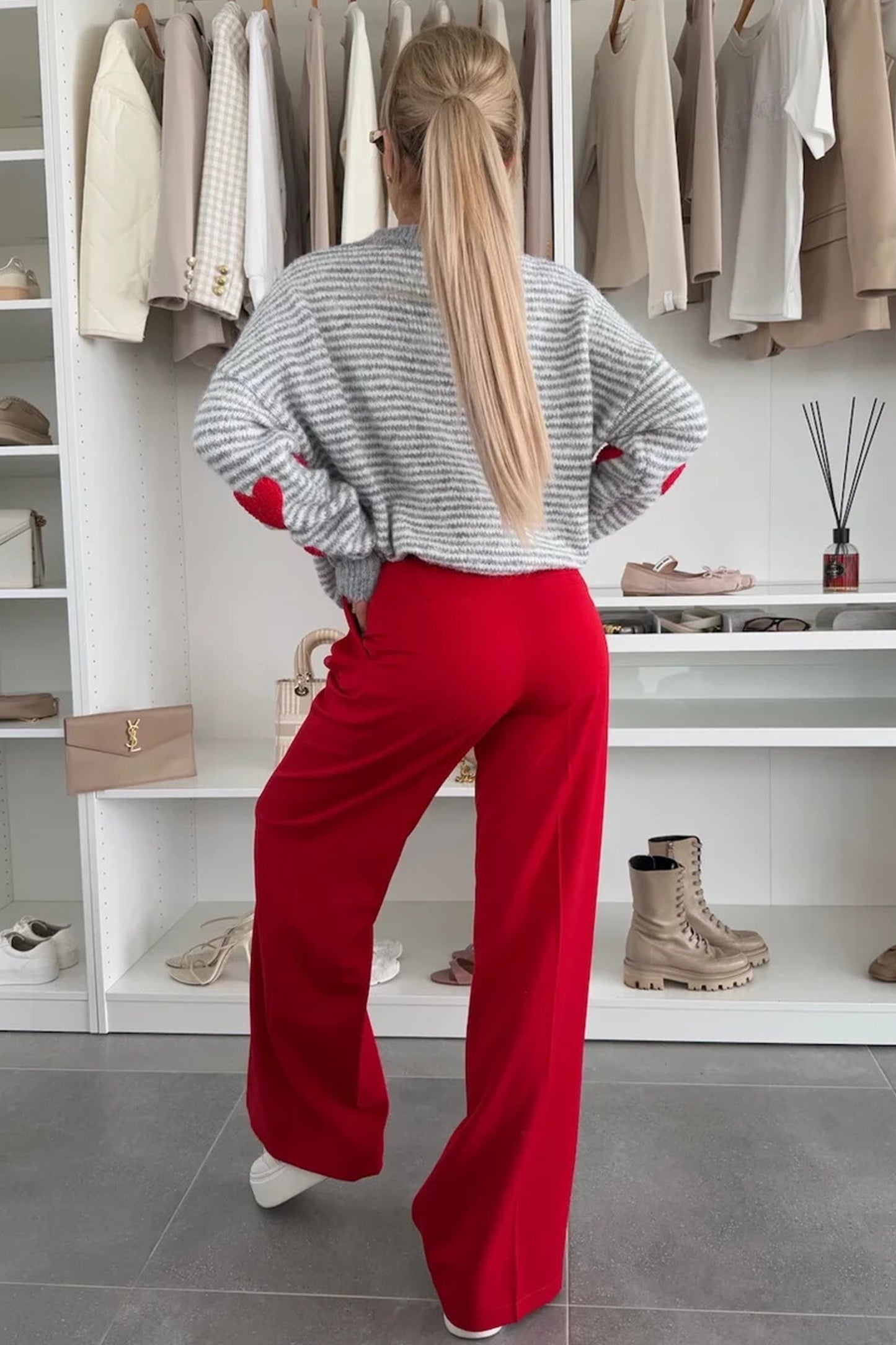 Striped Valentine's Sweater