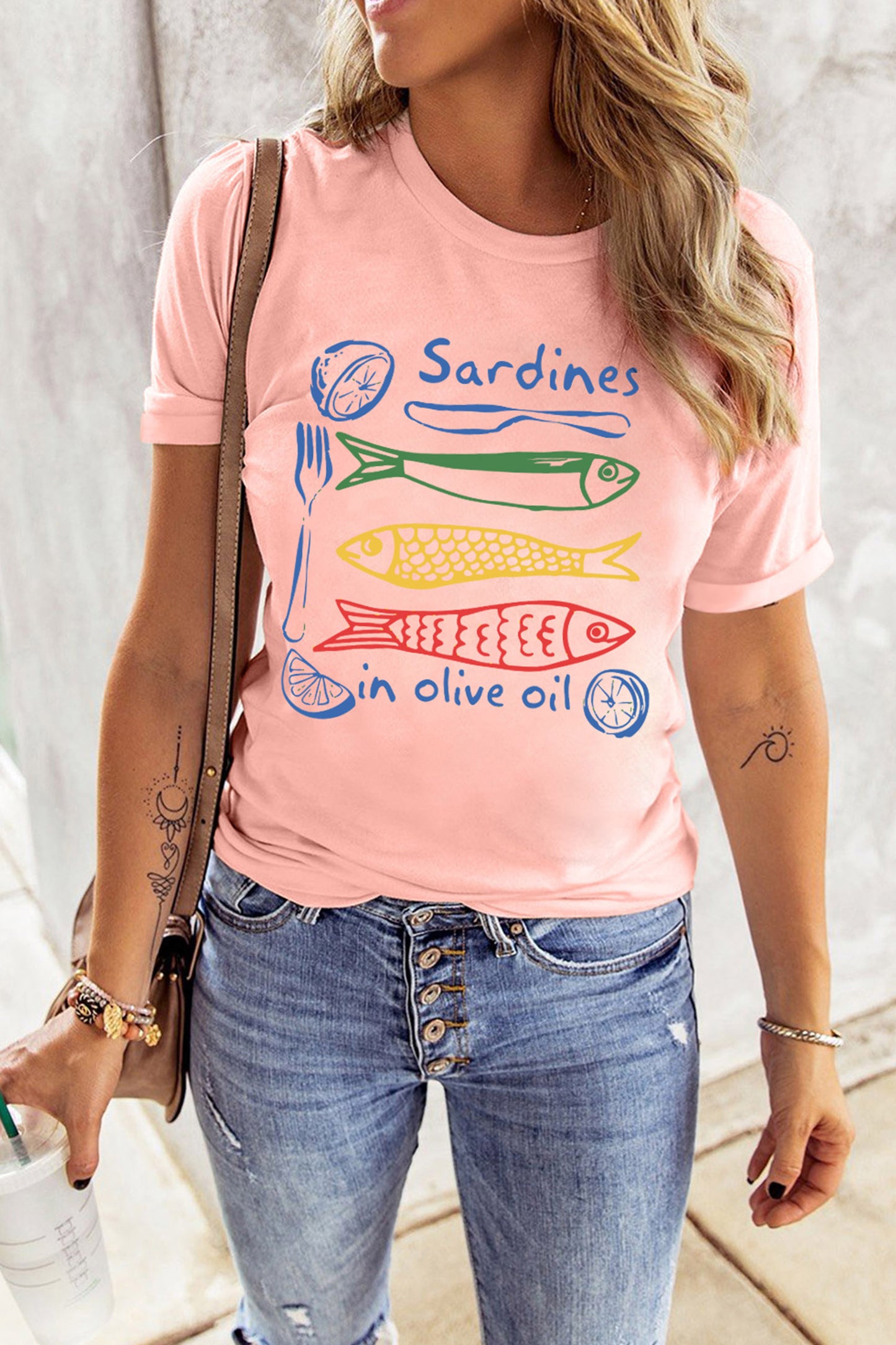 Pink Sardines Tee