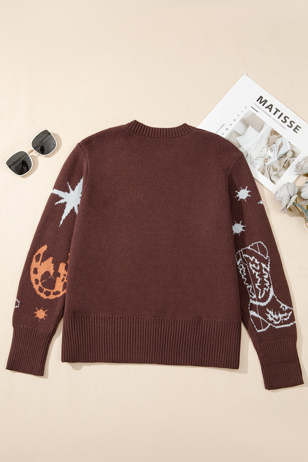 Cowboy Cropped Sweater