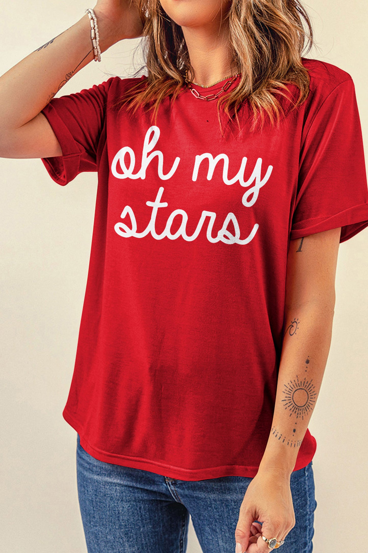 Oh My Stars Patriotic Tee