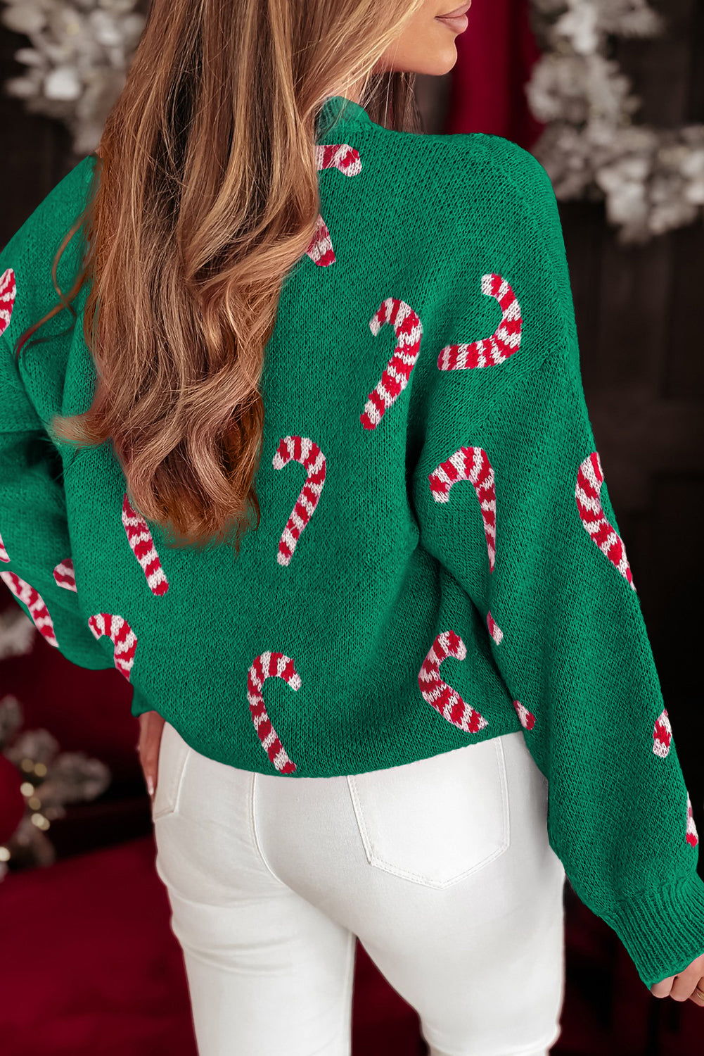 Christmas Candy Cane Sweater