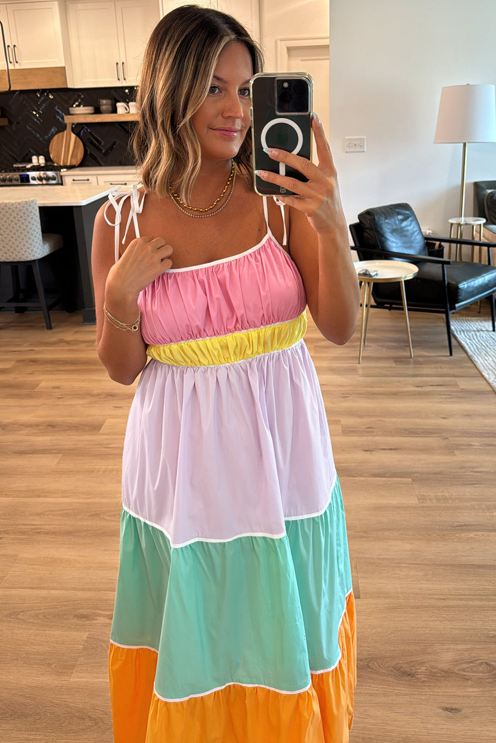 Multicolor Maxi Dress