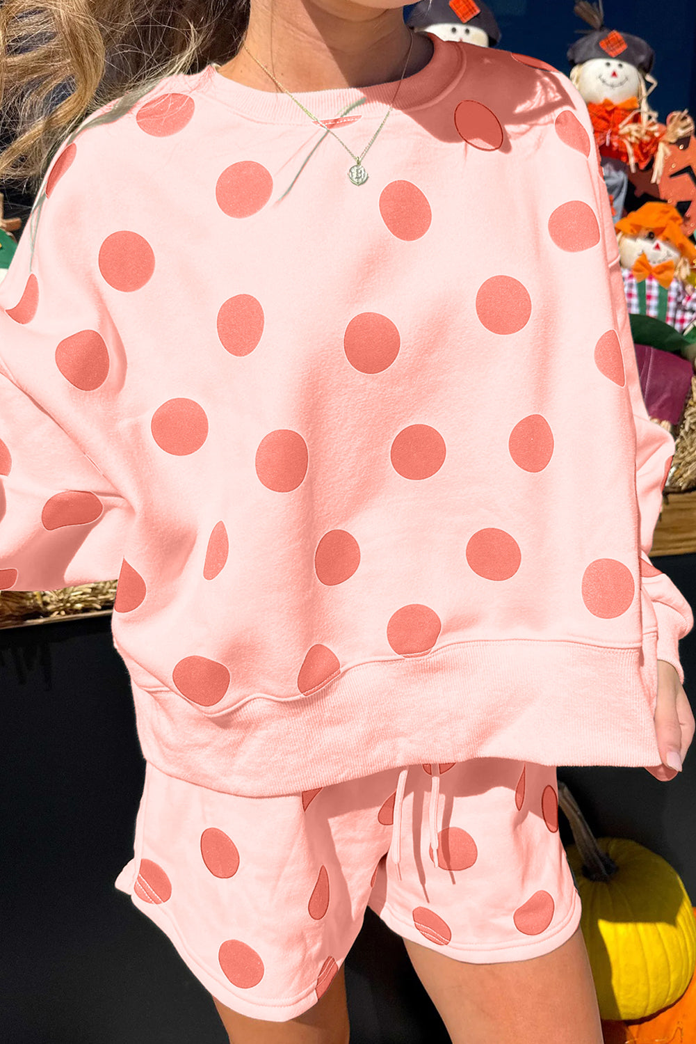 Polka Dot Shorts Set