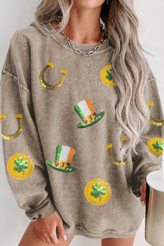 Sequin St. Patrick's Day Sweatshirt