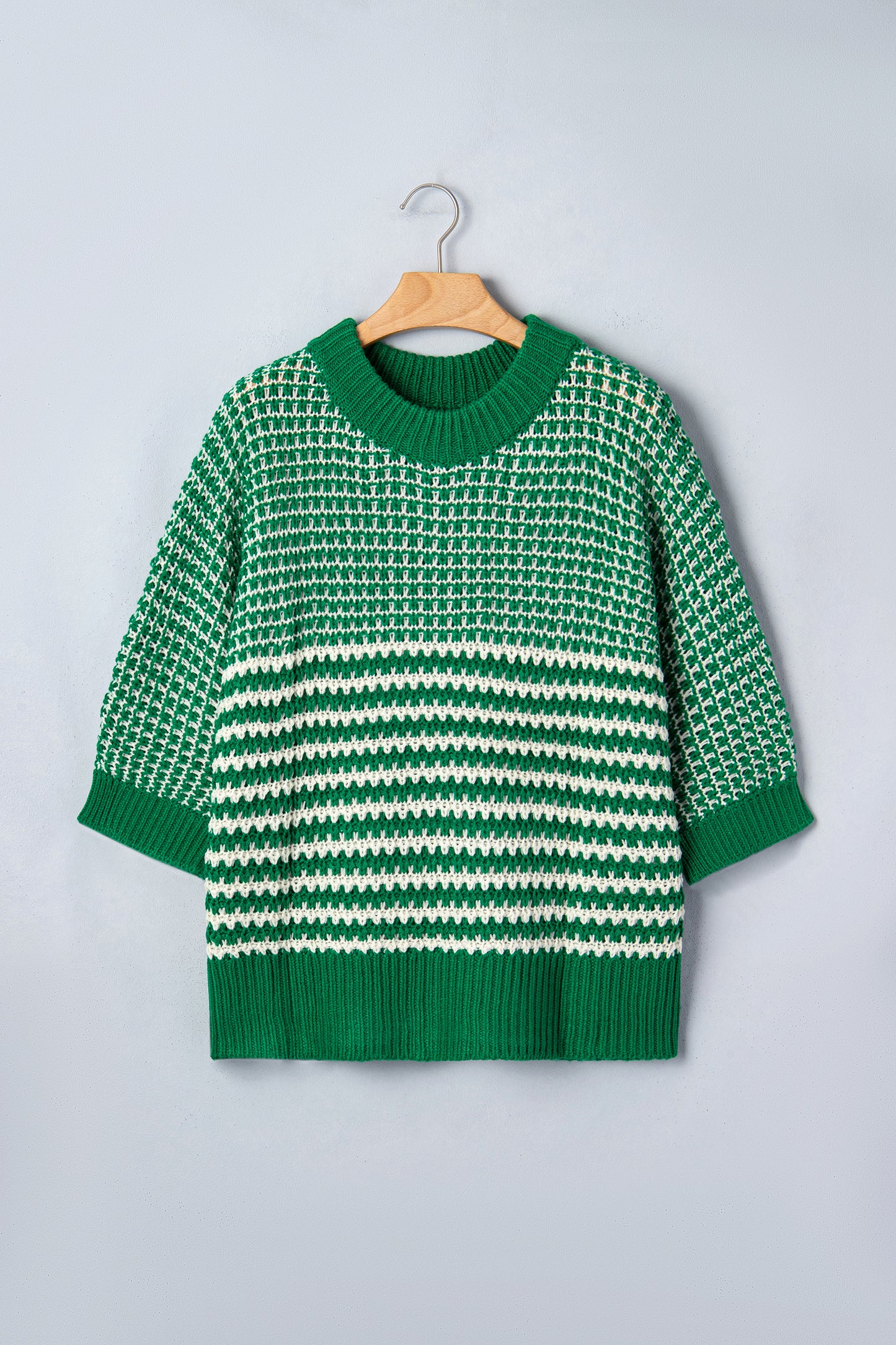 Draped Sleeve Slouchy Sweater