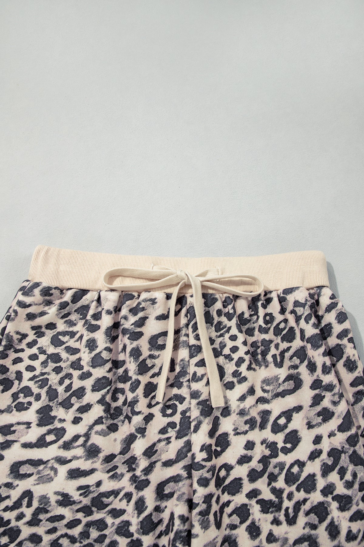 Leopard Zip-Up Hoodie & Short Set