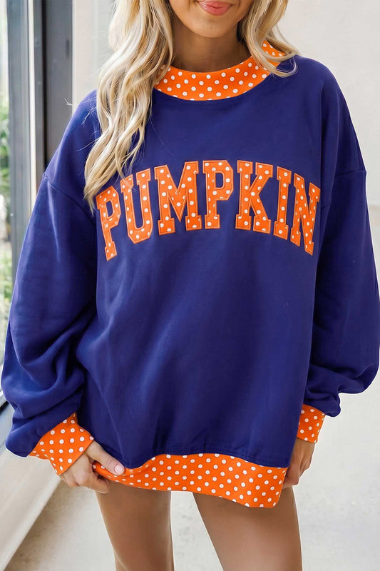 Polka Dot Pumpkin Sweatshirt