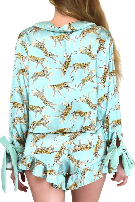 Leopard Pajama Set