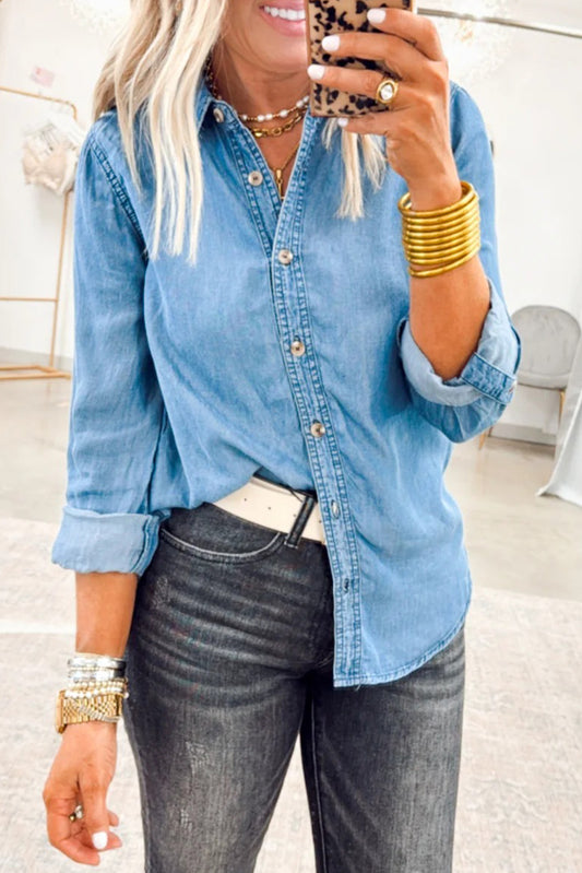 Slimmed Down Denim Shirt