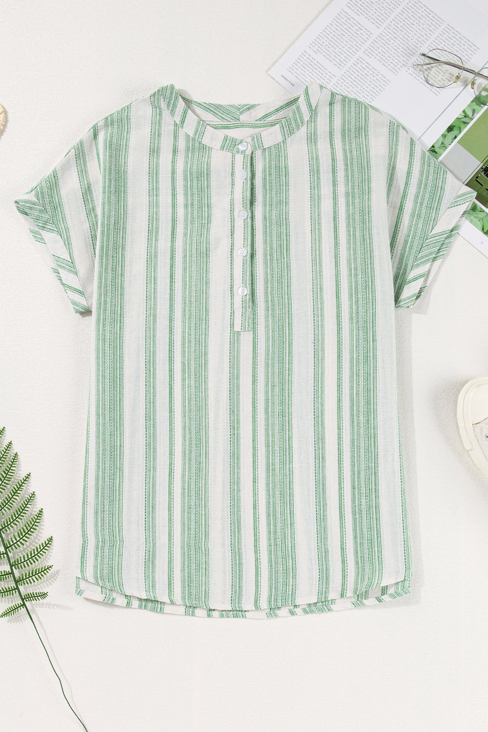 Striped Gauze Shirt