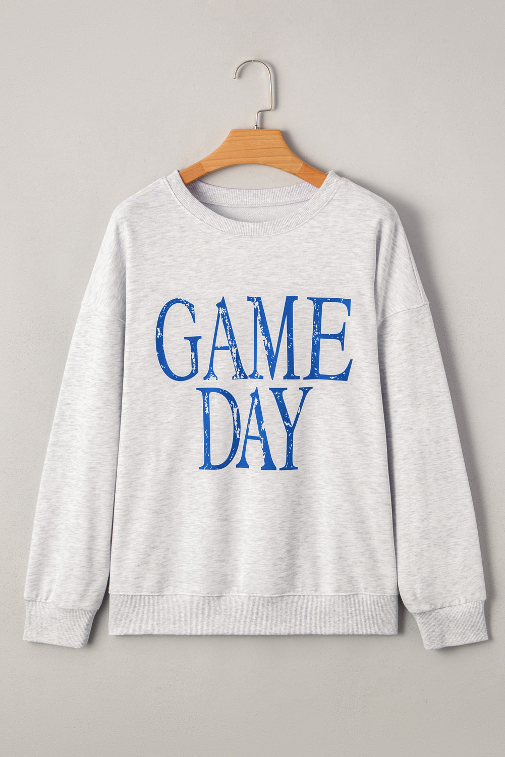 Blue Gameday Vintage Washed Baggy Sweatshirt