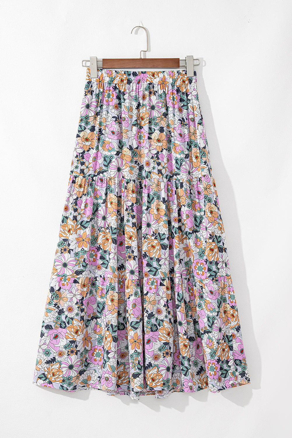 Boho Tiered Maxi Skirt