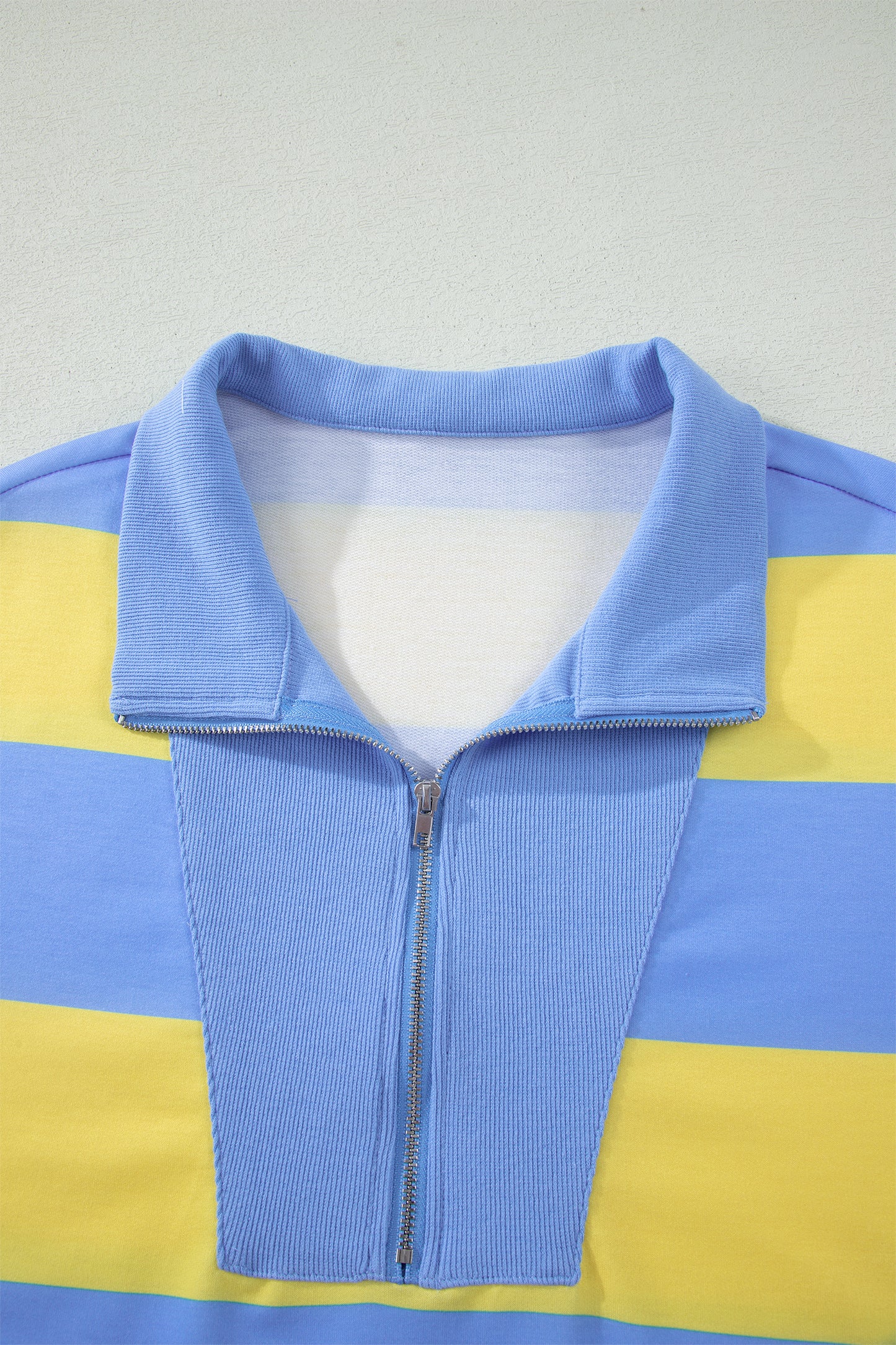 Half Zip Tee Two-Piece Set