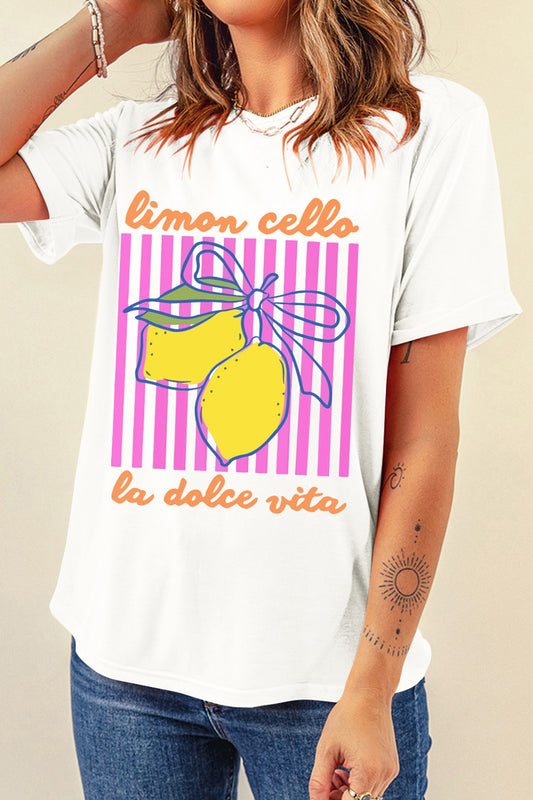 White Limoncello Tee