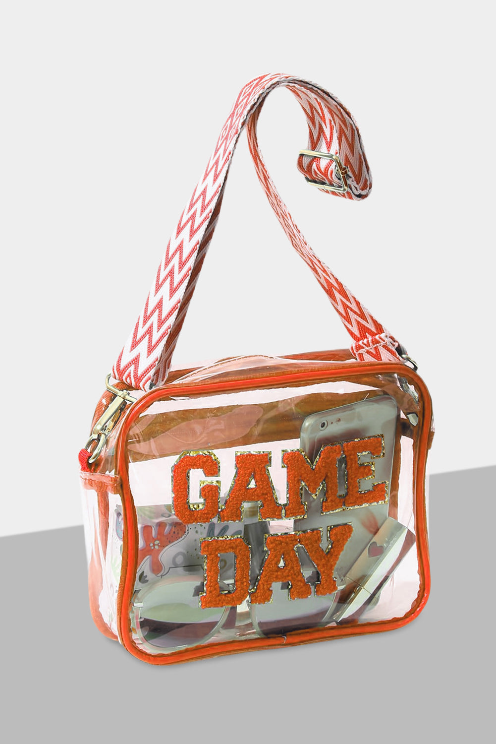Clear PVC GAMEDAY Crossbody Bag