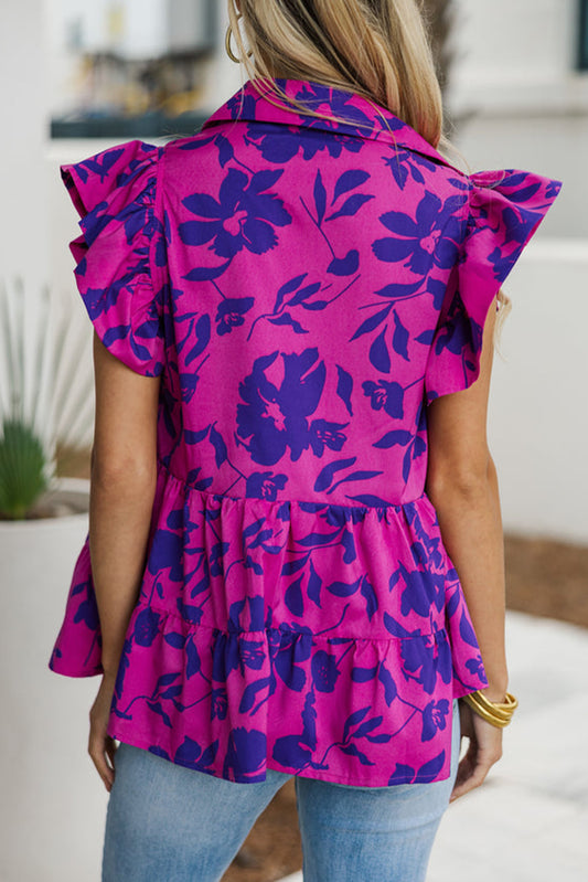 Floral Print Breezy Top