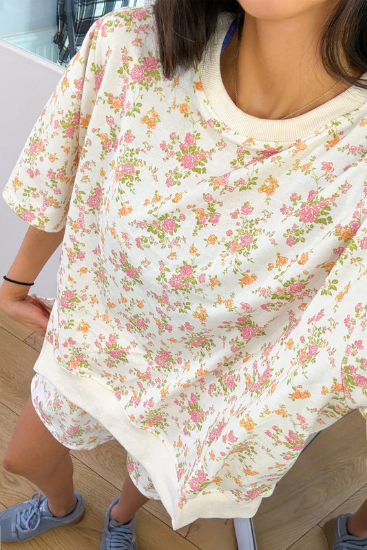Floral Print Short Set