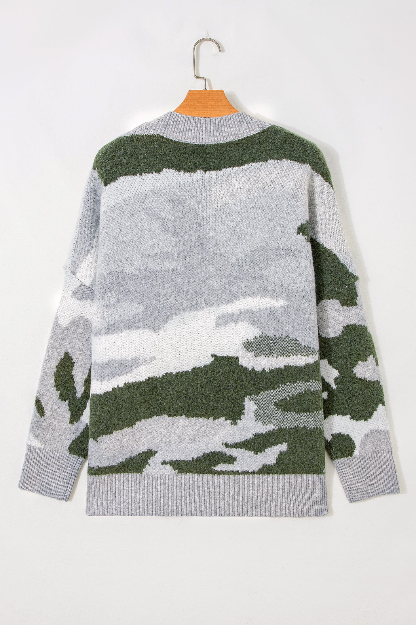 Camouflage Oversized Cardigan