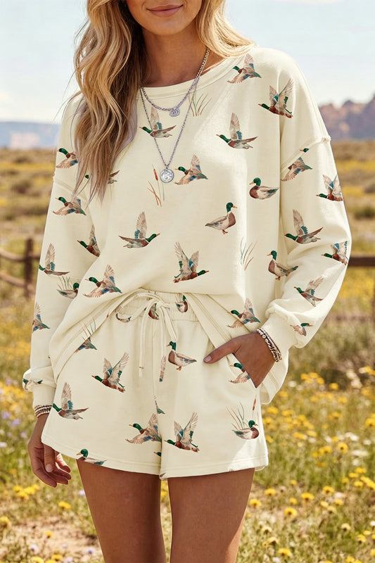 Mallard Print Short Set