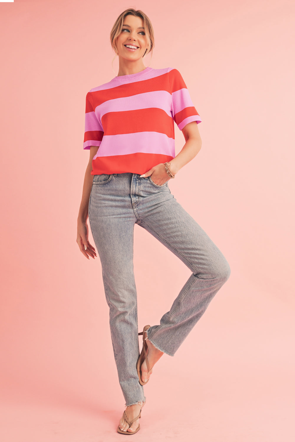 Bold Striped Tee
