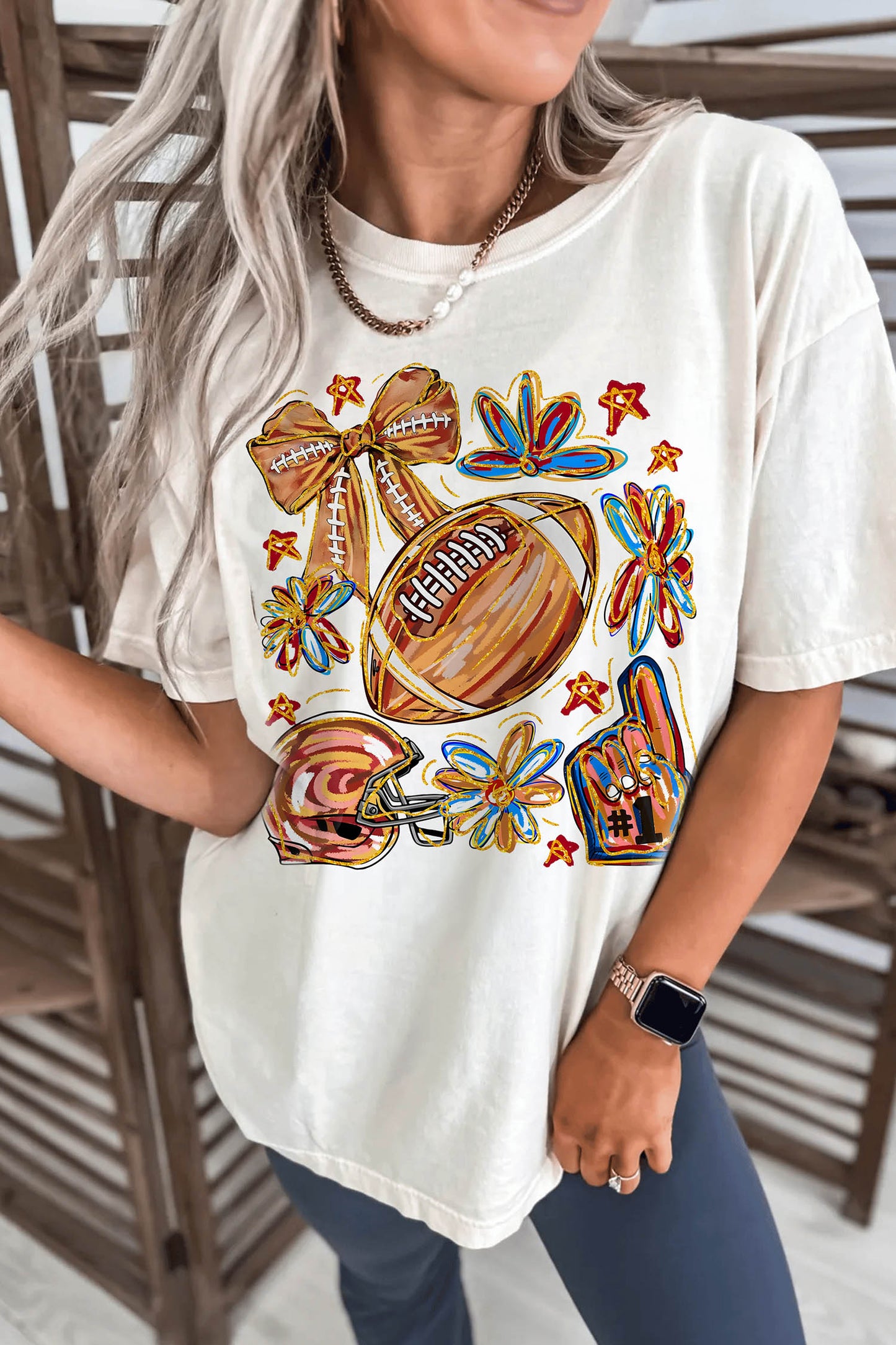 Cheerful Football T Shirt